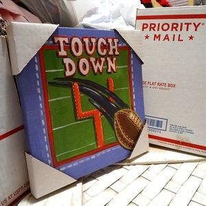 🏈 TOUCH DOWN KIDS FINE ART CANVAS.